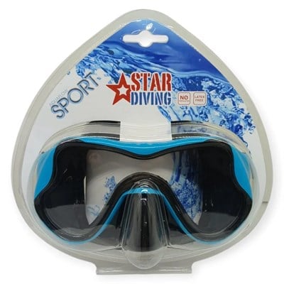 Star Diving Dalış Maskesi Yetişkin - 51704-MAVİ