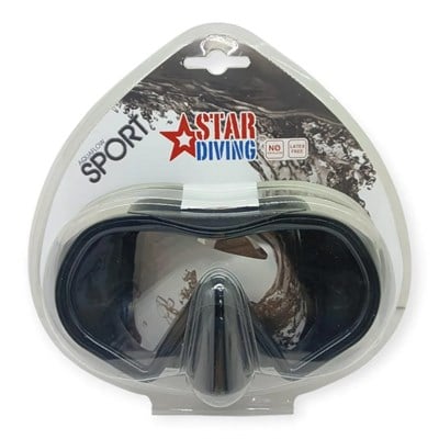 Star Diving Dalış Maskesi Yetişkin - 51702-SİYAH