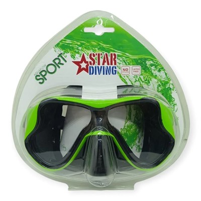 Star Diving Dalış Maskesi Yetişkin - 51705-YEŞİL