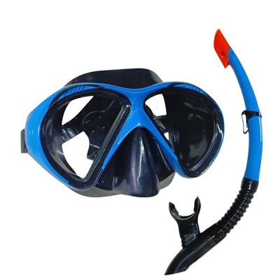Star Diving Dalış Maskesi ve Snorkel Yetişkin - 51711-MAVİ