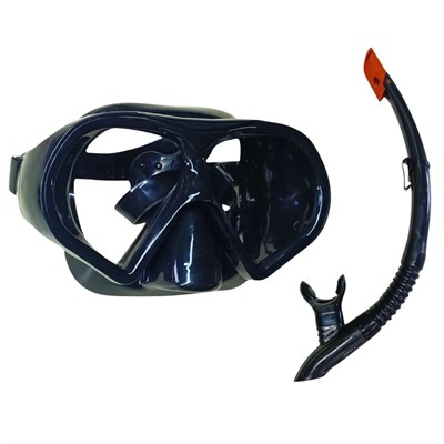 Star Diving Dalış Maskesi ve Snorkel Yetişkin - 51713-SİYAH