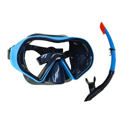 Star Diving Dalış Maskesi ve Snorkel Yetişkin - 51712-MAVİ