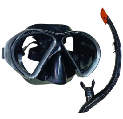 Star Diving Dalış Maskesi ve Snorkel Yetişkin - 51711-SİYAH