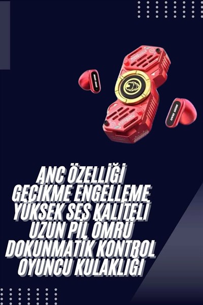 Stres Çarklı Oyuncu Kulaklığı Güçlü Bass Gamer Bluetooth Kulaklık Kablosuz