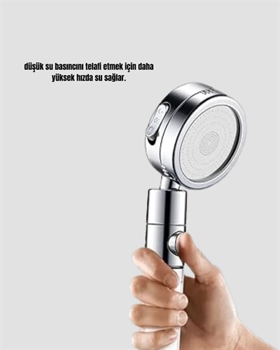 Su Basıncını Artıran Sızdırmaz Duş Başlığı