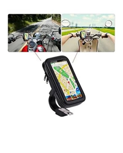 Su Geçirmez Motosiklet Scooter Telefon Standı Dokunmatik Ekranlı Bisiklet Tutucu