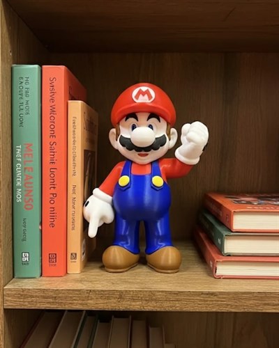 Süper Mario Masa Üstü Dekor Biblo Oyun Severlere Özel Figür