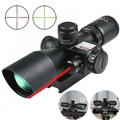 Süper Zoomlu – Lazerli – Profesyonel Av Tüfeği Dürbünü 2.5