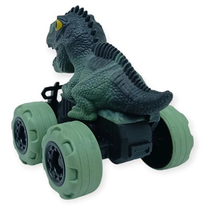 Sürtmeli Dinazor Arabalar 12 cm - H-20 - Stegosaurus - Yeşil