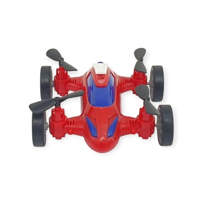 Sürtmeli Drone Araba Hareketli Pervane - Kırmızı