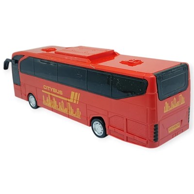 Sürtmeli Tur Otobüsü - 23 cm - Kırmızı