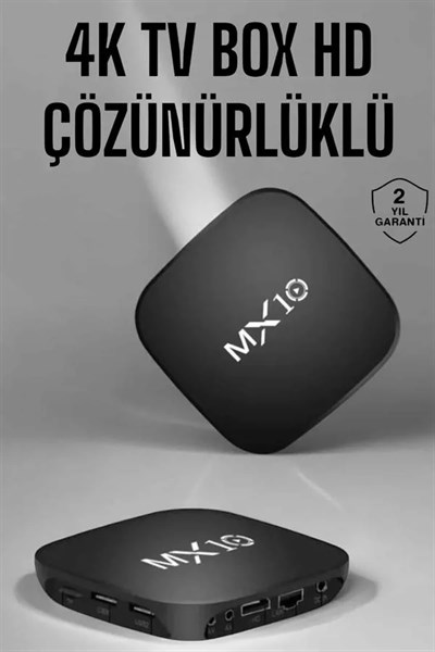 TV Box HD Çözünürlüklü 4 Çekirdekli 8 GB Dahili Hafıza Android Uyumlu
