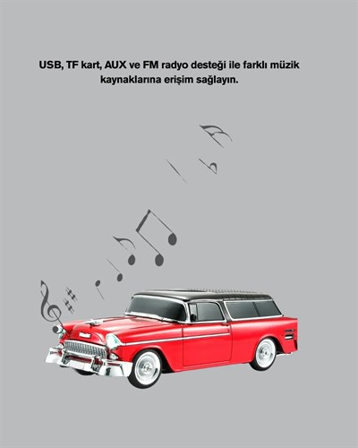 TWS Destekli FM Radyo ve USB Girişli Hoparlör