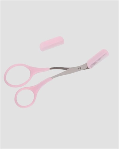 Tarak ve Fırça Başlıklı Kaş Şekillendirme Makası