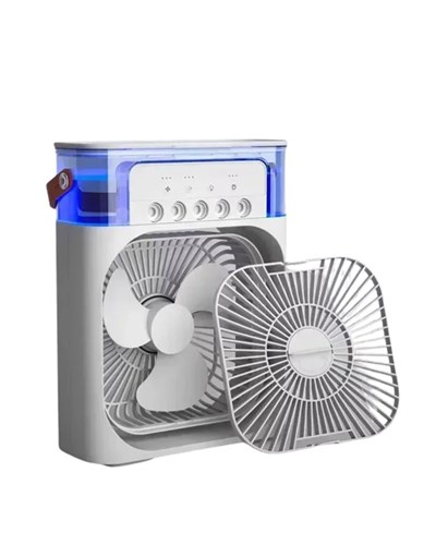 Taşınabilir 3ü 1 Arada Mini Fan | Nemlendirici + Soğutucu + Gece Lambası