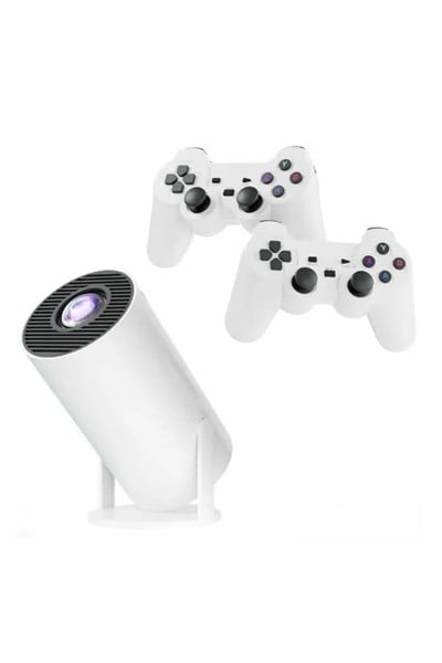 Taşınabilir Android Projeksiyon Ayaklı Çift Kollu 4K Çözünürlüklü Sinema Projeksiyonu