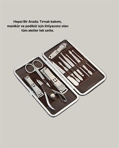 Taşınabilir Çok Fonksiyonlu Kişisel Bakım Seti El ve Ayak İçin