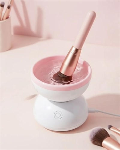 Taşınabilir Elektrikli Makyaj Fırçası Temizleme ve Kurutma Cihazı