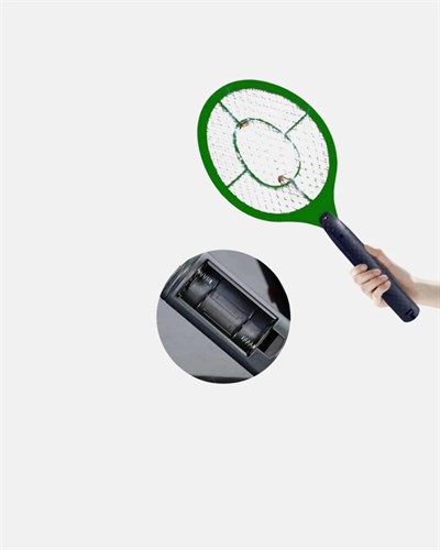 Taşınabilir Elektronik Sineklik – Üç Katmanlı Güvenli Izgara ve Kimyasız Koruma