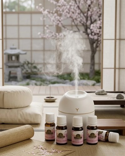 Taşınabilir Hava Nemlendirici LED Gece Işıklı USB Difüzör 5 Esans