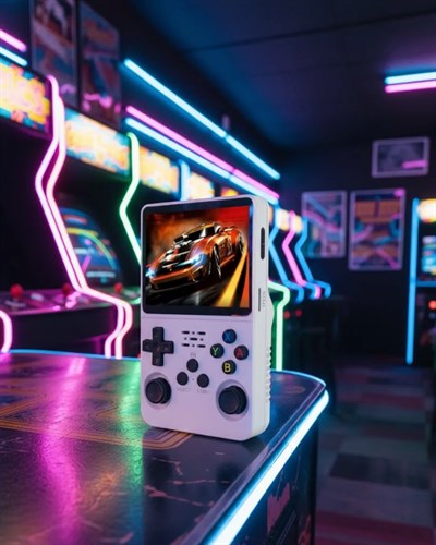 Taşınabilir Retro Oyun Konsolu Geniş Ekran ve Çoklu Emülatör Desteği