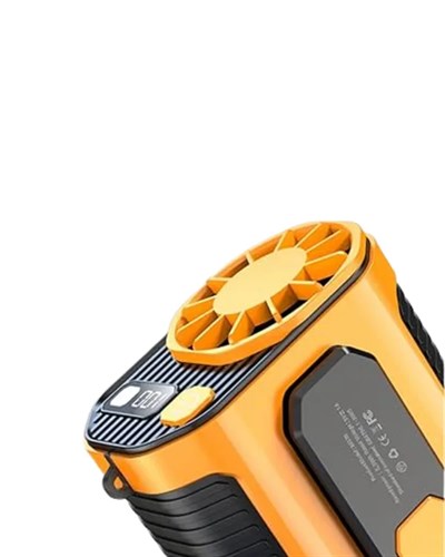 Taşınabilir USB Şarjlı Turbo Fan – 3 Modlu Soğutma, Hafif & Kompakt