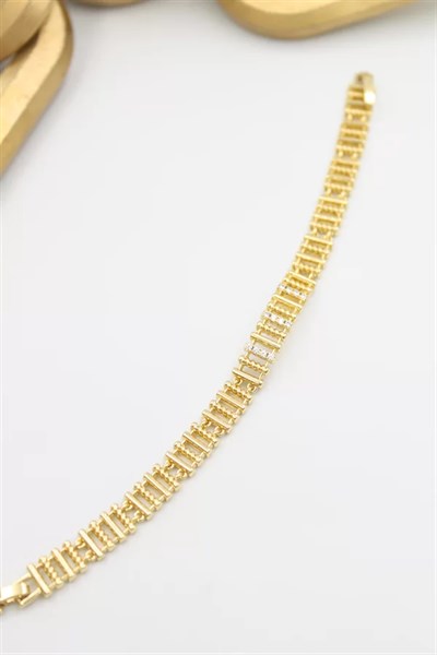 Taşlı Xuping Bileklik - Altın