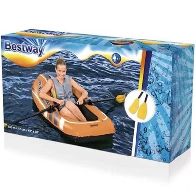 Tek kişilik Bot Hydroforce 155 x 97 Cm Bestway + Kürek