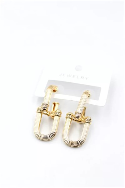 Tf Zincir Küpe - Altın