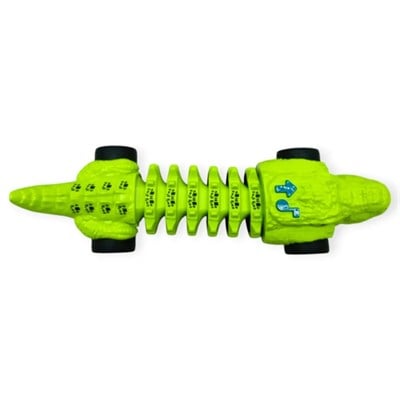 Timsah Araba - Otomatik Hareketli Sesli Işıklı 32 cm - Açık Yeşil Timsah