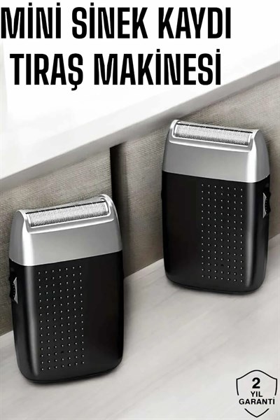 Tıraş Makinesi Mini Sinek Kaydı Şarjlı Taşınabilir Paslanmaz Çelik