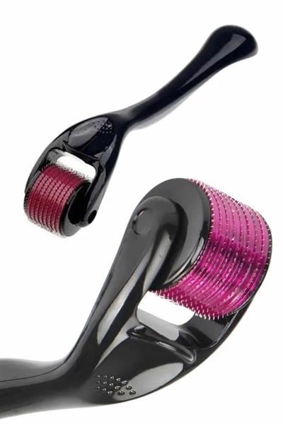 Titanyum Uçlu Derma Roller 540 İğneli 1 mm Gözenek Azaltıcı Akne İzlerine Uygun