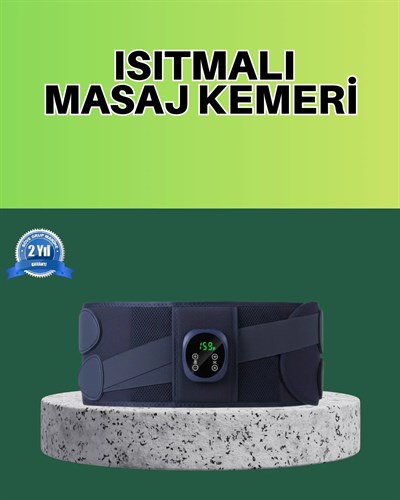 Titreşimli Masajlı Bel Kemeri Sessiz Çalışma 100 cm Bel Uyumlu