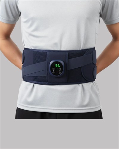 Titreşimli Masajlı Bel Kemeri Sessiz Çalışma 100 cm Bel Uyumlu