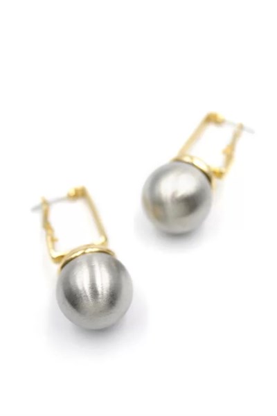 Top Küpe - Gümüş