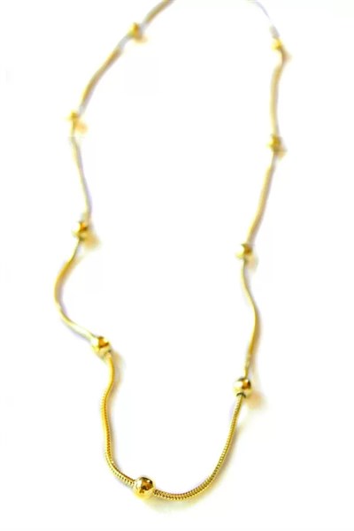 Top Zincir Kolye - Altın