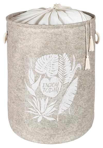 Torbalı ve Kulplu Püskül Detaylı Düzenleyici Çok Amaçlı Organizer Keçe Sepet