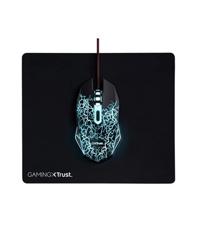 Trust 24752 Basic Mouse ve Mousepad-Siyah