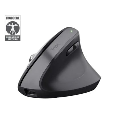 Trust Bayo+ Multidevice Ergonomik Kablosuz Mouse - Siyah