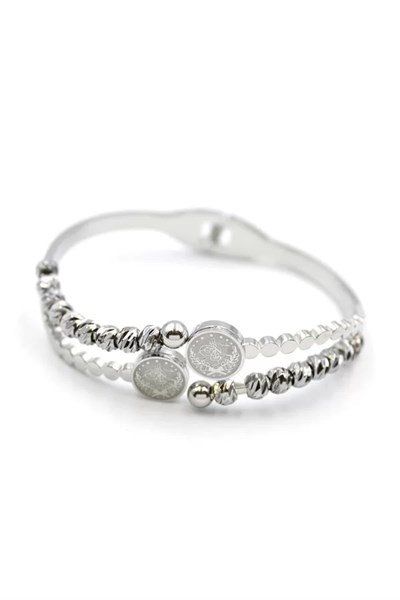 Tuğra Dorika Bilezik - Gümüş