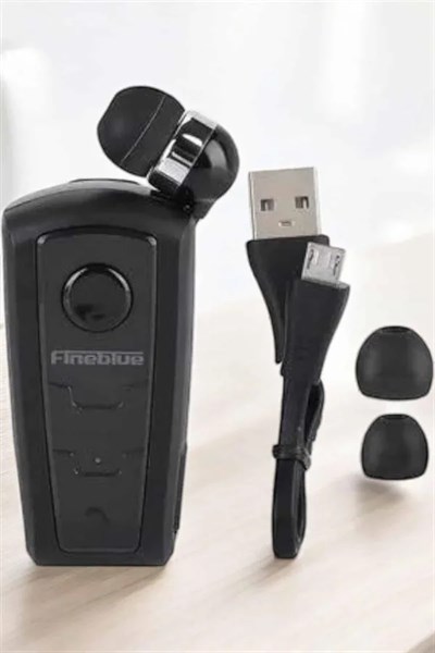 Tüm Telefonlara Uyumlu Mikrofonlu Titreşimli Makaralı Bluetooth Kulakiçi Kulaklık