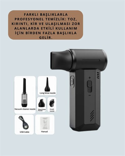 Turbo Motorlu Çok Amaçlı Temizlik ve Soğutma Cihazı