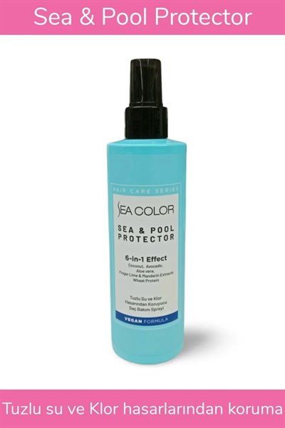 Tuzlu Su ve Klor Hasarından Koruyucu Saç Bakım Spreyi Deniz ve Havuz Saç Spreyi 6sı 1 Arada