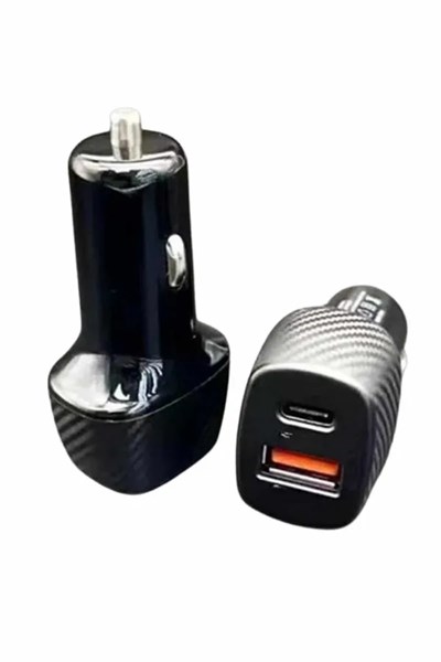 Type-C Girişli Araba Çakmaklık Şarj Cihazı 38W Oto Çakmaklık