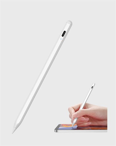 Type-C Şarjlı Dokunmatik Kalem – iPad, iPhone ve Android Uyumlu, Sessiz Çalışan