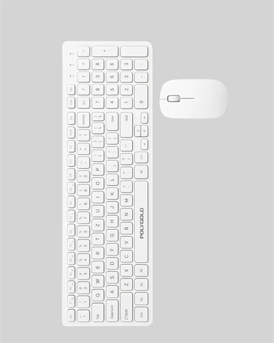 USB Alıcılı Kablosuz Klavye Mouse - Geniş Uyumluluk, Sessiz Tuşlar