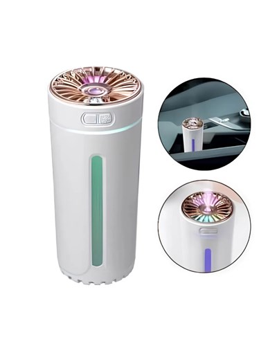 USB Araç Nemlendirici 5 Esans Hediyeli Renkli Işıklı Mini Difüzör