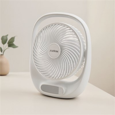 USB Masaüstü Fan 20 cm 3 Kademe Işıklı