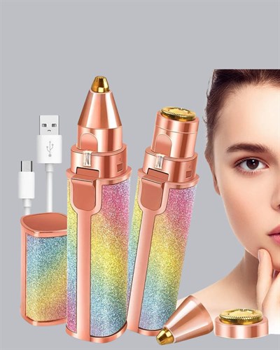 USB Şarjlı Kaş ve Yüz Tüy Alma Cihazı – Taşınabilir ve Acısız Kullanım