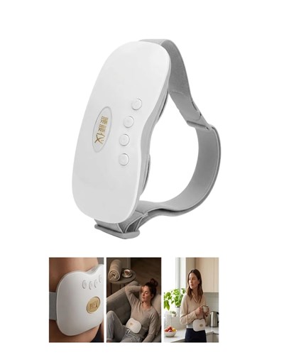 USB Şarjlı Kızılötesi Isıtmalı Titreşimli Kadın Bel ve Karın Masaj Kemeri 4000mAh